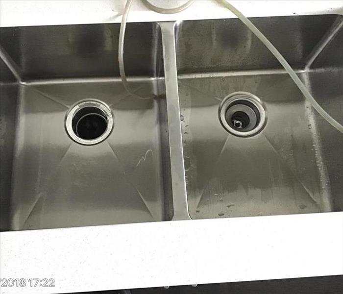 cleaned sink